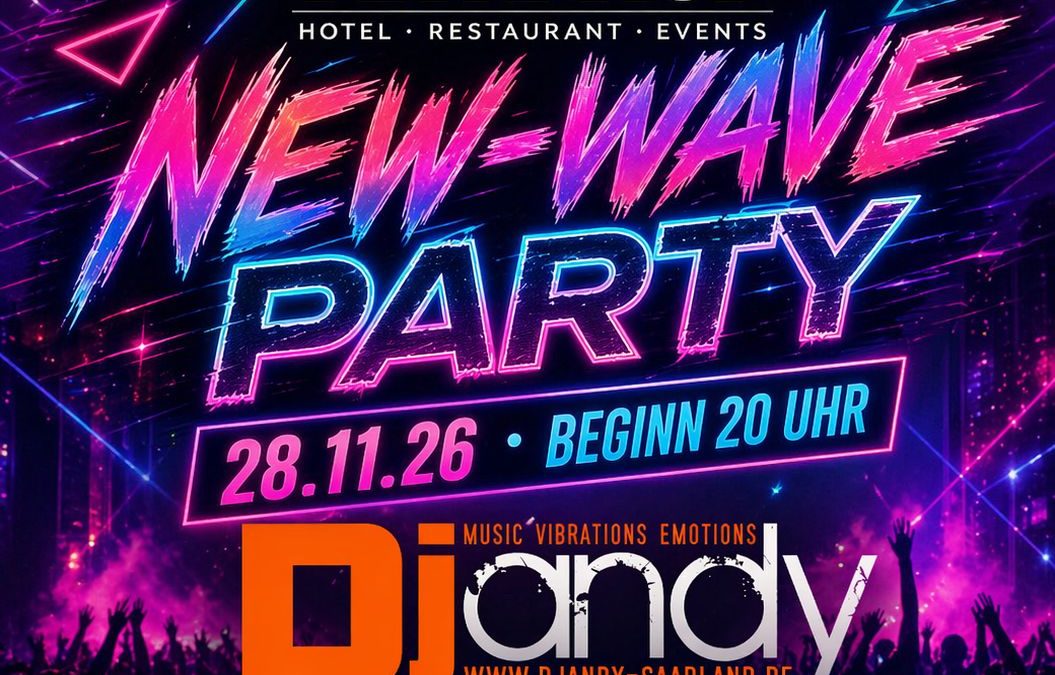 28.11. New Wave Party mit DJ Andy