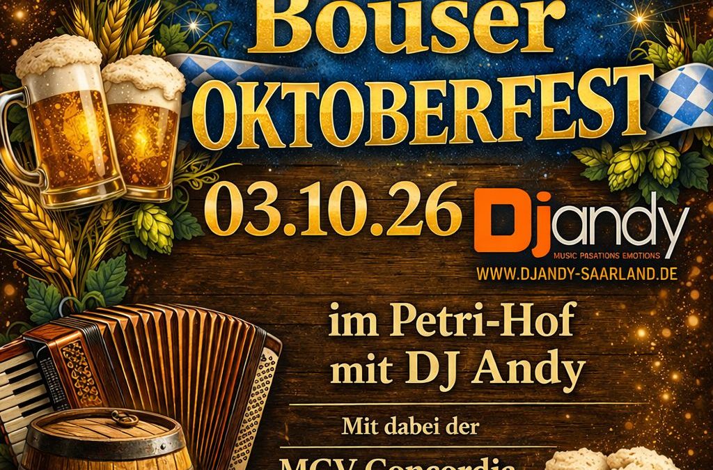 03.10. Oktoberfest mit DJ Andy